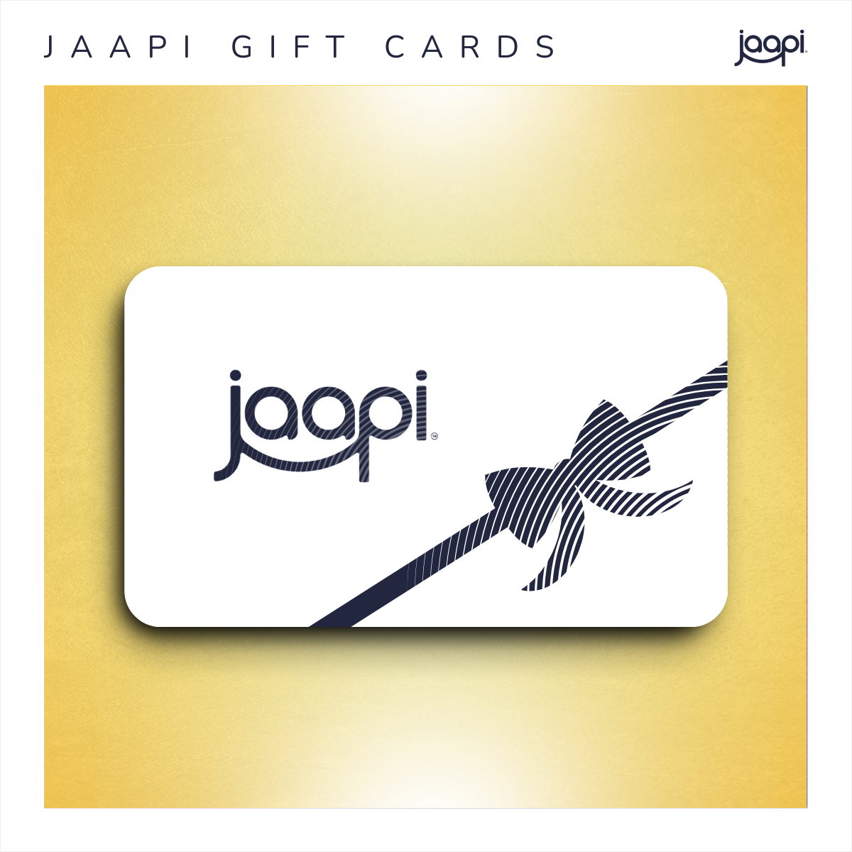 Gold cover art for Jaapi Gift Cards