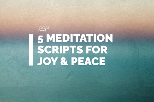 Blue and Amber Horizon Cover for the 5 FREE GUIDED MEDITATION SCRIPTS blog post
