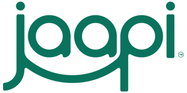 Green 'jaapi' logo on a white background