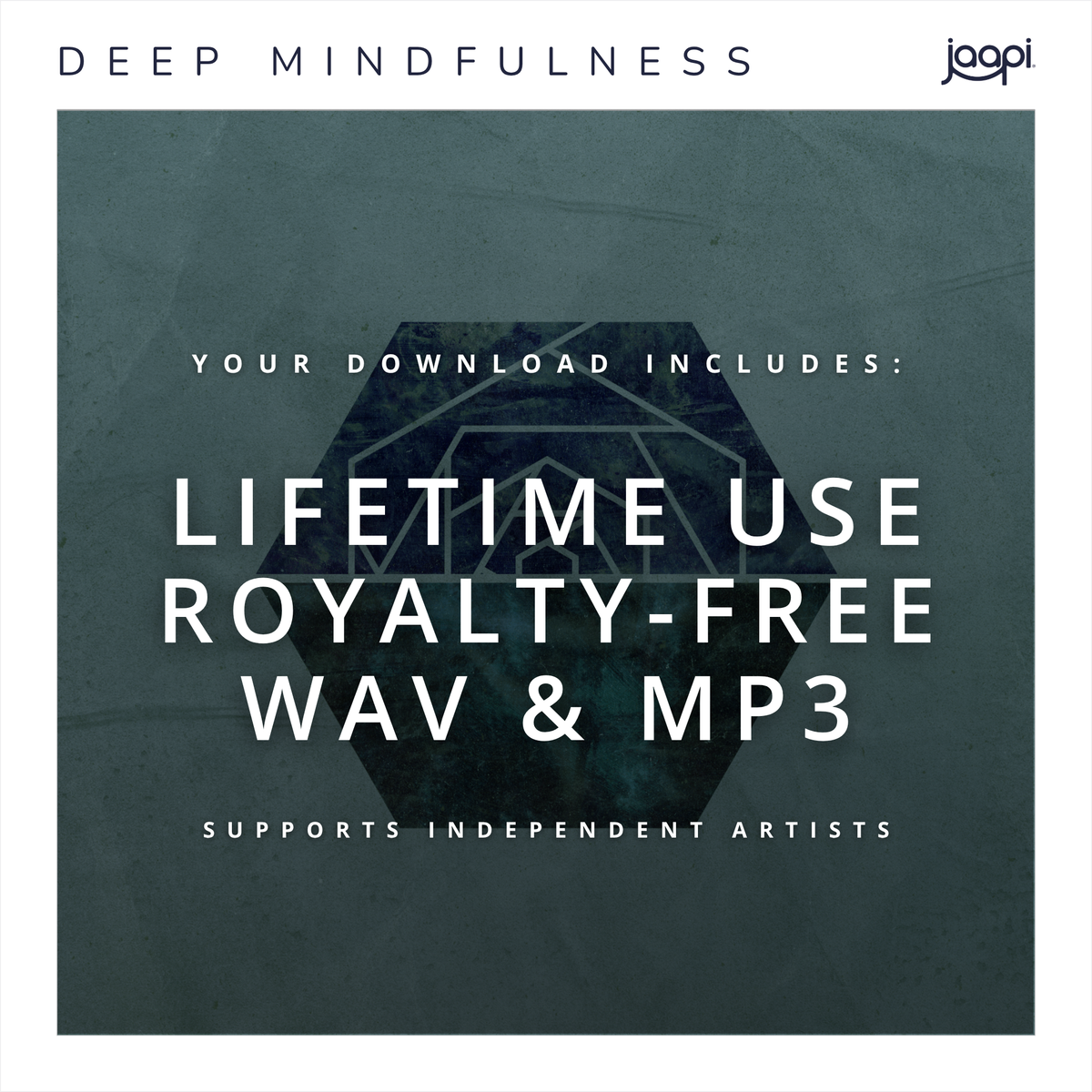 Cover-Art für den lizenzfreien Download „Sacred Rain Meditation 432Hz“ von Jaapi
