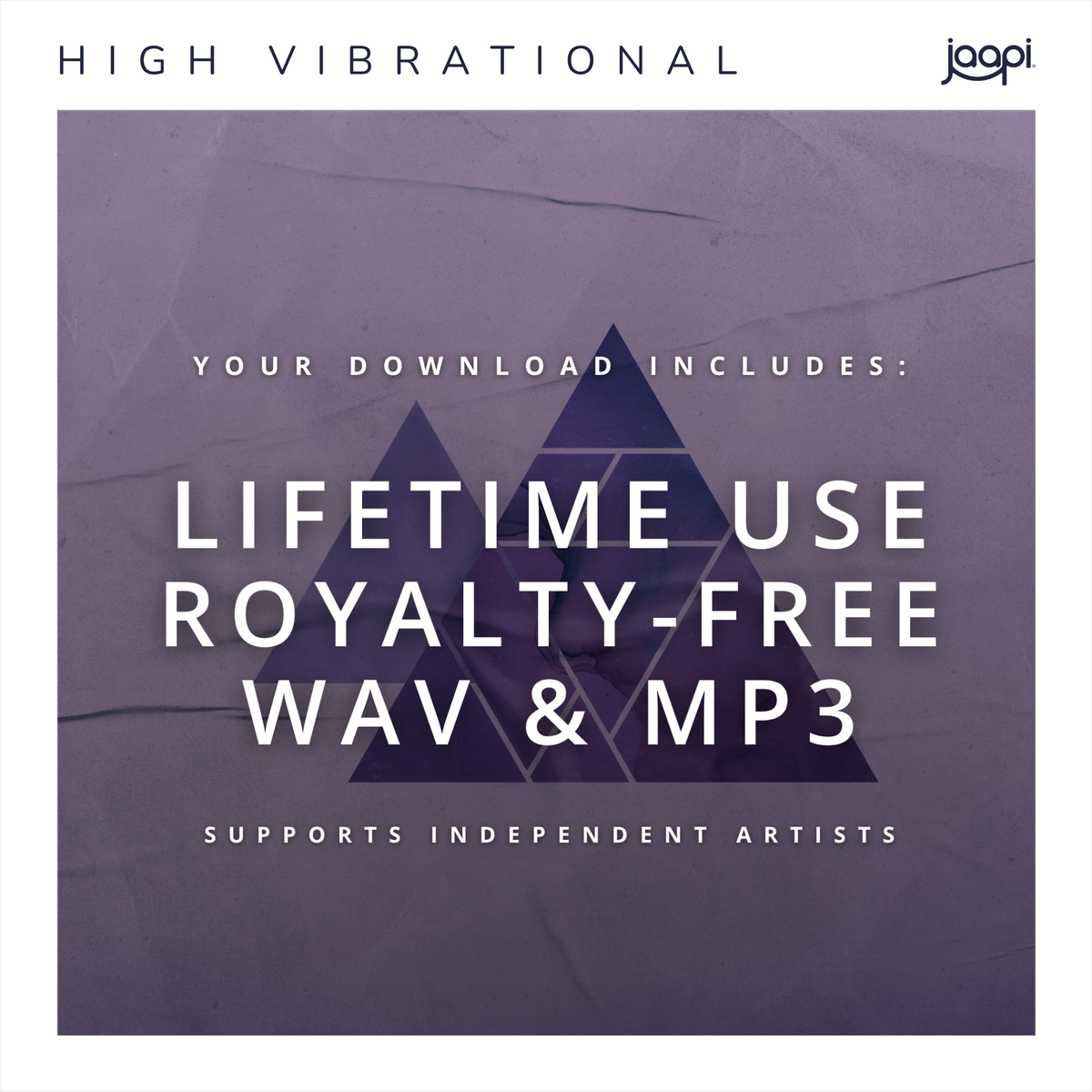 Cover art for royalty-free download "Violet Flame Meditation 432Hz" by Jaapi