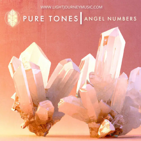 Cluster of quartz crystals with pointed formations enhancing angel number frequencies